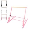 Gulches Pink Solid Wood Ballet Barre 32 38 Inches 4 Level Adjustable Wheel Design Easy Storage For Dance Practice - 2 of 4