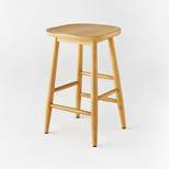 Haddonfield All Wood Backless Counter Height Barstool - Threshold™ designed with Studio McGee