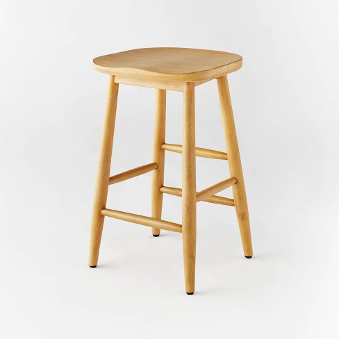 Haddonfield All Wood Backless Counter Height Barstool - Threshold™ designed with Studio McGee - image 1 of 4