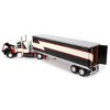 First Gear DCP 1/64 Black/Cream/Red Peterbilt 359 w/ 36" Flattop Sleeper & 40' Vintage Trailer 60-1683 - image 4 of 4