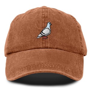 Dalix Pigeon Embroidered Cap Cotton Baseball Dad Hat for Men & Women Casual Cool - 1 of 4