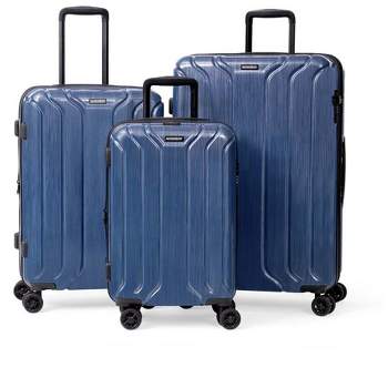Nonstop New York Elite Lightweight Expandable 3 Piece spinner Luggage Set+ 3 packing cubes