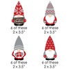 Big Dot of Happiness Christmas Gnomes - Paper Straw Decor - Holiday Party Striped Decorative Straws - Set of 24 - 2 of 4