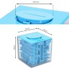 Dual Pack Money Maze Puzzle Gift Box - Blue & Green, 2x2 Inch, Piggy Bank with Lock, Brain Teaser, Reusable Surprise Box for Cash & Gifts - 2 of 4