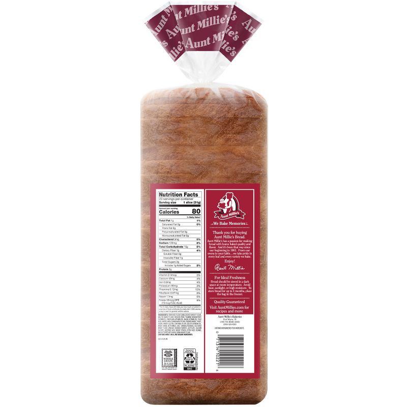 Aunt Millie&#39;s Cracked Wheat Bread - 22oz, 2 of 8