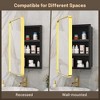 Keonjinn Metal Framed Rectangular Framed Recessed/Surface Mount Medicine Cabinet with Mirror - 4 of 4