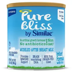 Similac Pure Bliss Non-GMO Powder Infant Formula - 24.7oz