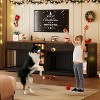 COZONY 47 Inch Dog Crate Furniture with 2 Drawers 4 Shelves Heavy Duty Wooden Kennel Storage Cabinet - 3 of 4
