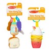 Melissa & Doug Multi-Sensory Take-Along Clip-On Infant Toy 2pk (PB&J and Bubble Tea) - 3 of 4