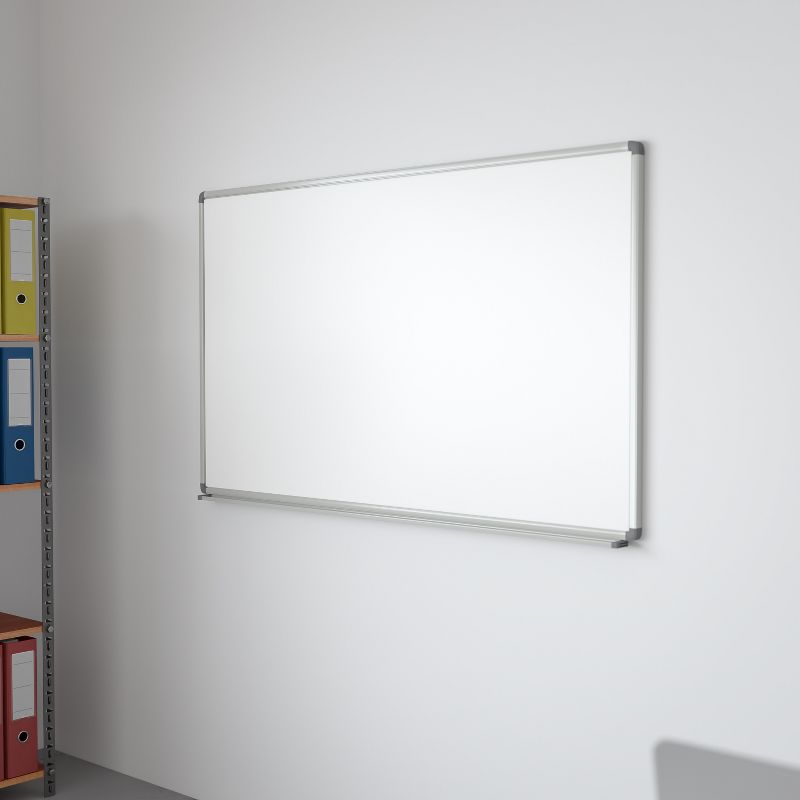 Flash Furniture 5' W x 3' H Magnetic Marker Board, 3 of 4