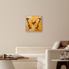 Art Remedy Golden Ochre Butterfly II Elegant Butterfly Wall Art Framed - 2 of 4