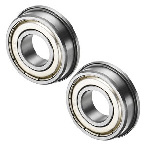 Unique Bargains Chrome Steel Multipurpose Use Flanged Ball Bearing 2 1/2" x 1-1/8" x 5/16" - 1 of 4