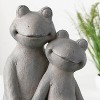 Sullivans Frog Family Figurine 18"H Gray - 3 of 3