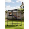 EcoSummer 34" Multi-Level Metal Cat Cage Ferret Small Animal Playpen with Hammock Portable Kennel Crate. - 2 of 4