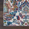 Global Vintage GLB06 Ivory/Blue Area Rug Colorful Vintage Damask By Nourison - 2 of 4