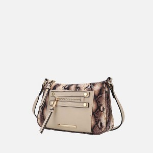 MKF Collection Essie vegan leather Snake embossed Crossbody Bag by Mia K - 1 of 4