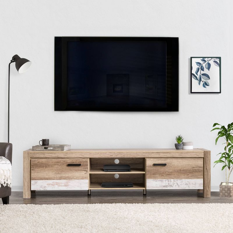 Joliet Duotone TV Stand for TVs up to 90" - CorLiving, 5 of 12