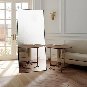 Full Length Mirror 76"x34" Full Body Floor Mirror for Bedroom or Cloakroom, Can Stand Alone, Hang or Lean Against Wall - 1 of 4