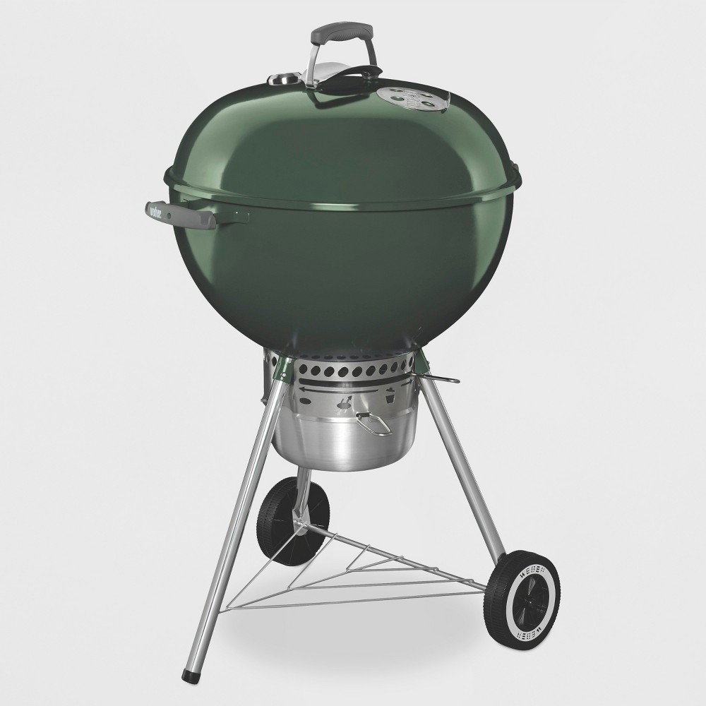 UPC 077924032509 Weber 14407001 Original Kettle Premium 22 Charcoal Grill Green upcitemdb