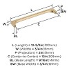 Amerock Merced Appliance Pull for Large Panels and Oversized Cabinets - 4 of 4
