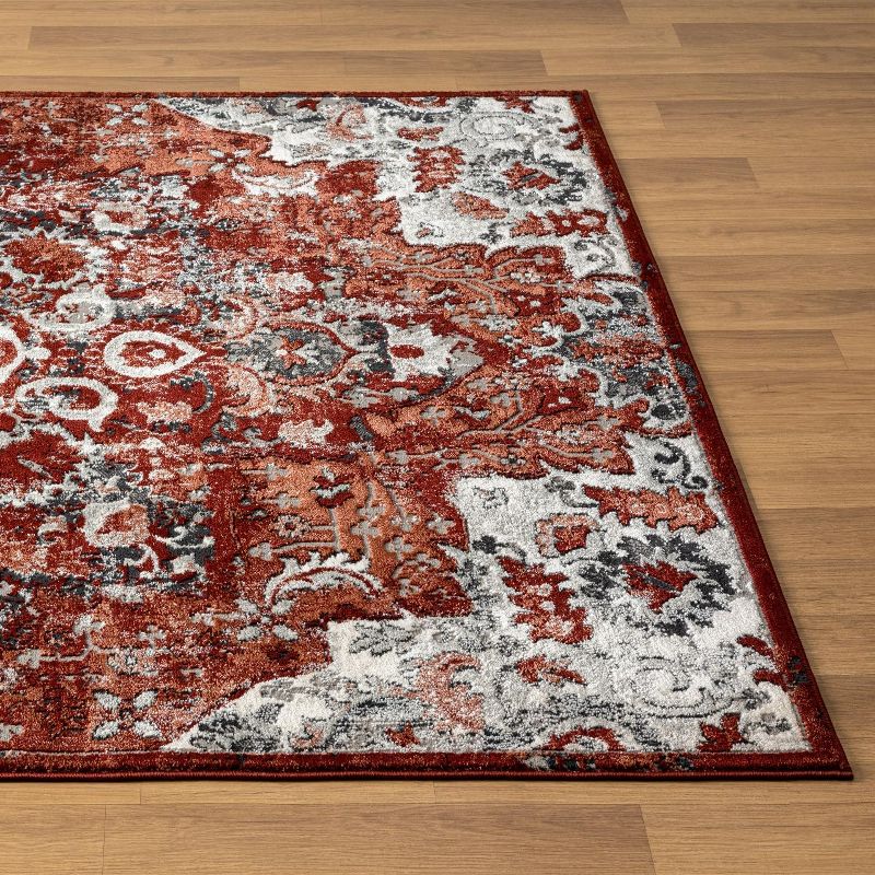 Moroccan Medallion Area Rug, 4 of 13