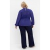 Women's Plus Size Cross Lane Shirt - ink | CITY CHIC - 3 of 4