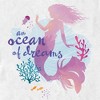 Men's The Little Mermaid Ariel Silhouette An Ocean of Dreams T-Shirt - 2 of 4
