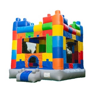 Herokiddo 13'x'13' Block Party Commercial Grade Bounce House with Air Blower Included. - 1 of 4