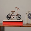 TopComfy Decorative Object Metal Bicycle Pedestal for Contemporary Home and Office Decor, Pink, 10.5"*4.5"*7" - 2 of 4