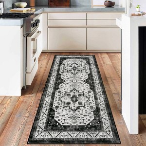 Short Pile Area Rugs for Living Room Carpets Boho Washable Large Rugs for Bedroom Modern Vintage Classic Lounge Rug - 1 of 4
