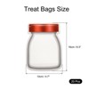 Unique Bargains Bottle Shape Cookie Candy Treat Bags with Lock Seal Zipper 20 Pcs - 2 of 3