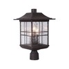 Craftmade Lighting Dorset 3 - Light Post Light in  Aged Bronze Brushed - 2 of 4