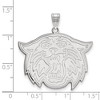 Black Bow Jewelry 10k White Gold Villanova Wildcats NCAA Extra Large Pendant - 2 of 3