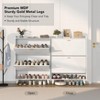 TIRAMISUBEST White Wooden Shoe Cabinet with 2 Flip Drawers - Narrow Entryway Storage Organizer for Hallway or Living Room - 4 of 4