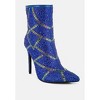 High Roller Rhinestones Embellished Stiletto Boots - 2 of 4