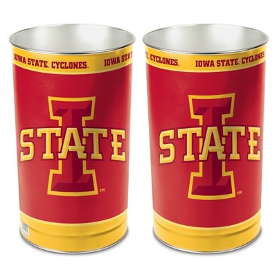 NCAA Iowa State Cyclones Tin Trash Can