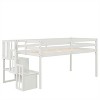 ELJGET Low Loft Bed for Kids, Twin Size Loft Bed with Storage Staircase, Wood Loft Bed Frame for Boys Girls Teens - 4 of 4