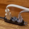 Globe Electric 12' 3 Outlet Extension Cord Black: Indoor Electrical Cord, 16 AWG, ETL Listed, 13 Amp, 12 ft Length - 3 of 3