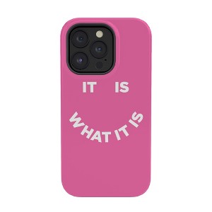 Julia Walck It Is What It Is Pink Tough Tough iPhone 15 Case - Society6 - 1 of 1