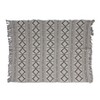 Storied Home Soft Recycled Cotton Blend Throw with Diamond Pattern - 4 of 4