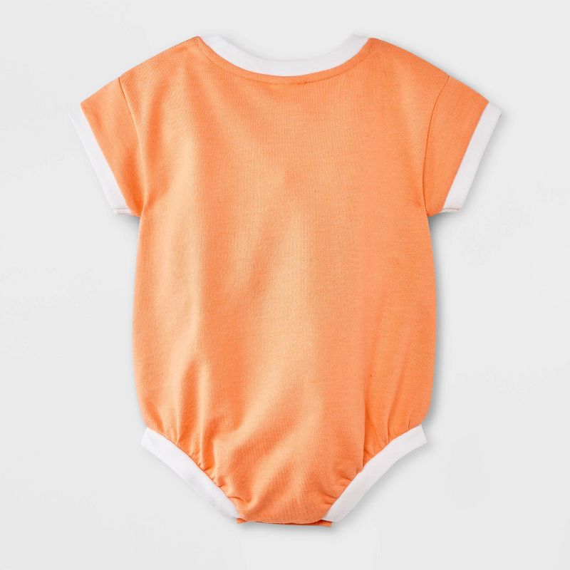 Baby French Terry Graphic Romper - Cat & Jack™, 3 of 9