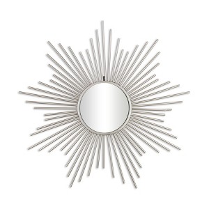 Cheung's Oriona Silver Metal Sunburst Wall Mirror - 1 of 4