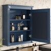 Wall Mounted Bathroom Storage Cabinet with Mirror Medicine Cabinet with Height Adjustable Shelf Toilet Space Saver Cabinet-The Pop Home - 2 of 4