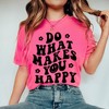 Simply Sage Market Women's Makes You Happy Smiley Face Short Sleeve Garment Dyed Tee - 2 of 2