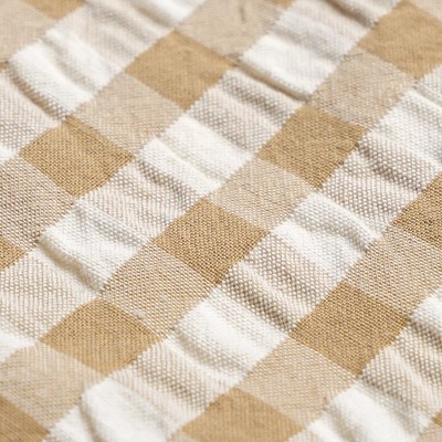 brown chequered