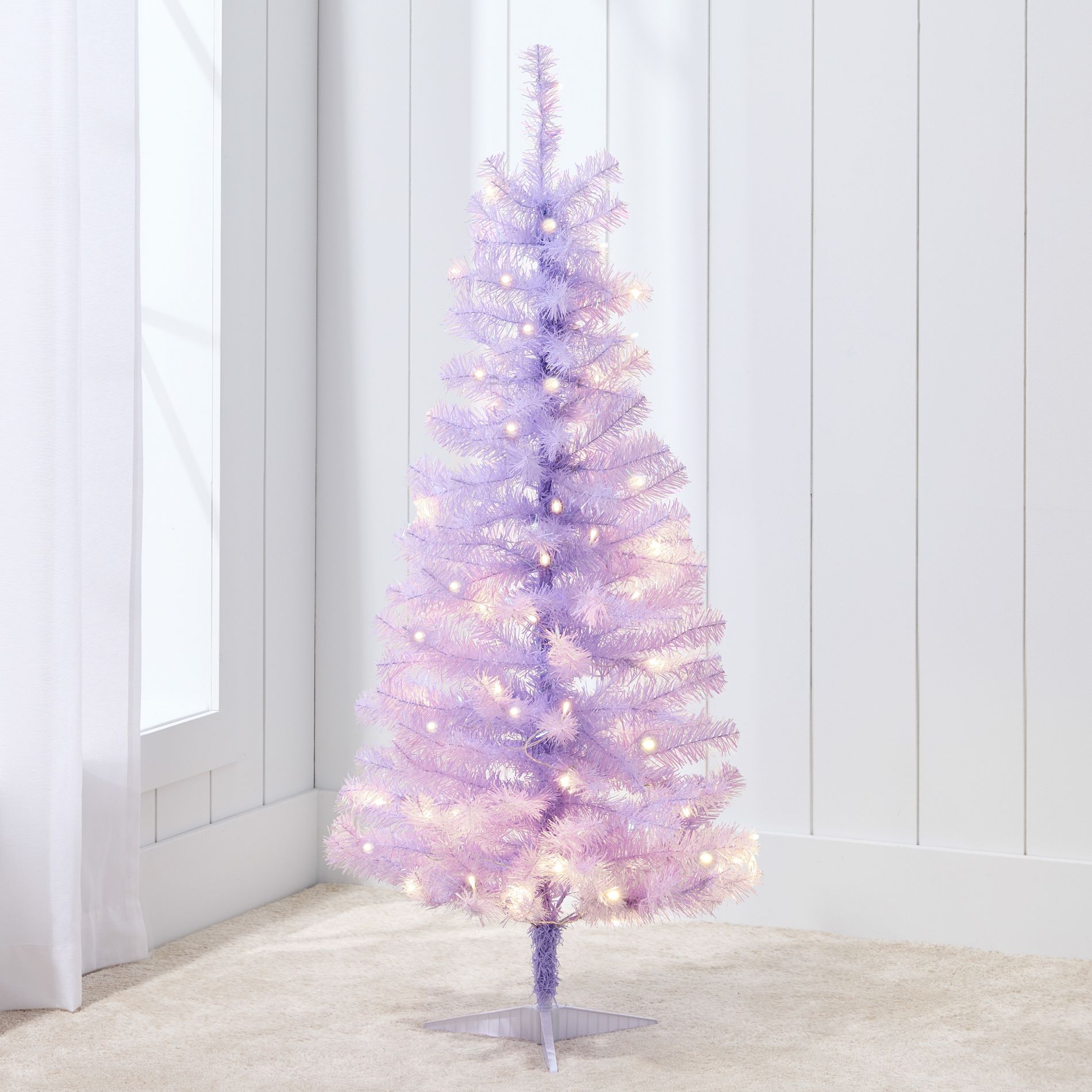 Best Choice Products 4ft Pre-lit Colored Christmas Tree, Artificial Tree Holiday Decor w/ LED Lights