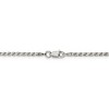 Black Bow Jewelry 2.25mm Sterling Silver Solid Flat Rope Chain Necklace - 4 of 4