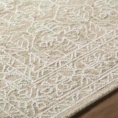 Hauteloom Yadid Green Wool Area Rug