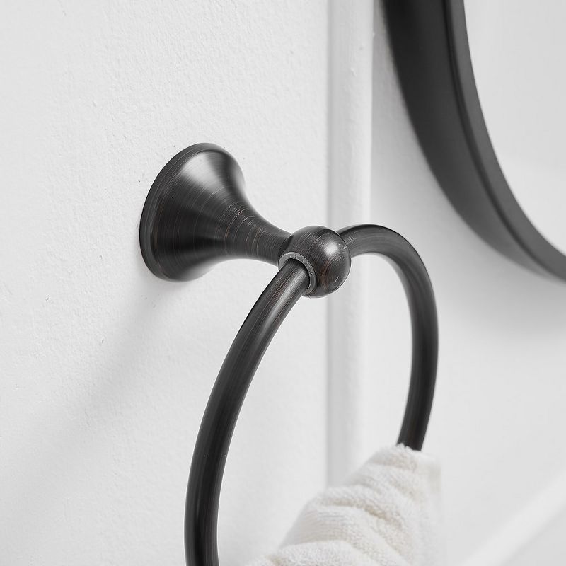 BWE Traditional Wall Mounted Towel Ring Bathroom Accessories Hardware in Oil Rubbed Bronze, 5 of 7