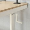 48" x 24" Standing Desk With Metal Drawer Adjustable Height From 29" To 47" Stand Up Desk,Workstation Desk,Sit Stand Home Office Desk-The Pop Home - 3 of 4
